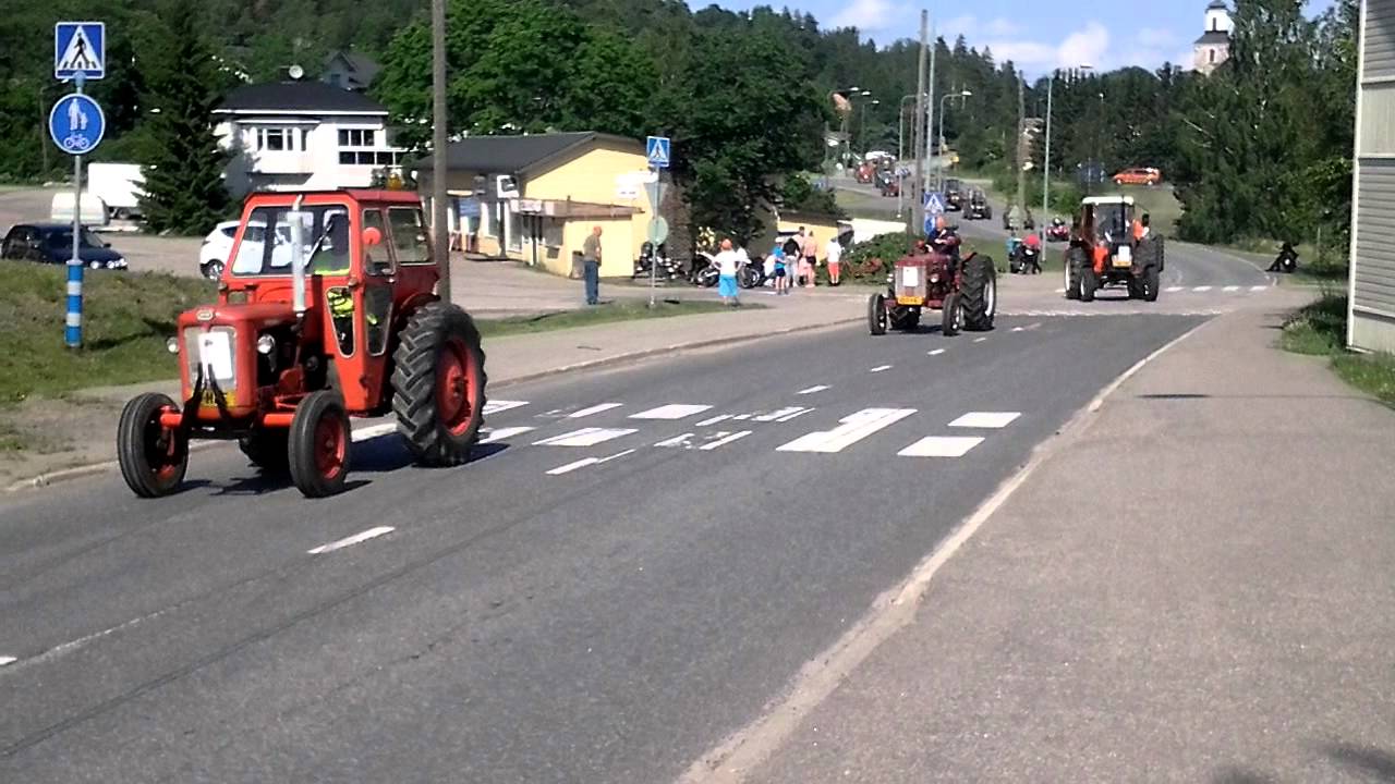 Traktorkavalkaden i Kimito 4.7.2015