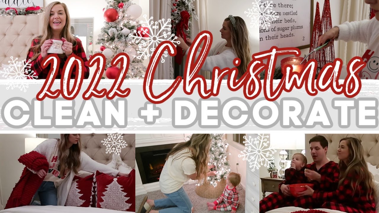 2022 CHRISTMAS CLEAN + DECORATE PART 1 | RUSTIC GLAM CHRISTMAS DECOR | Lauren Yarbrough