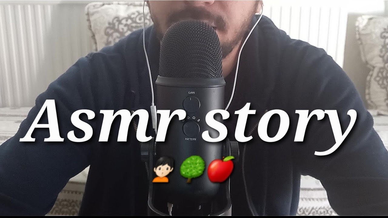 Arabic asmr whispering a story | قصة الطفل و شجرة التفاح