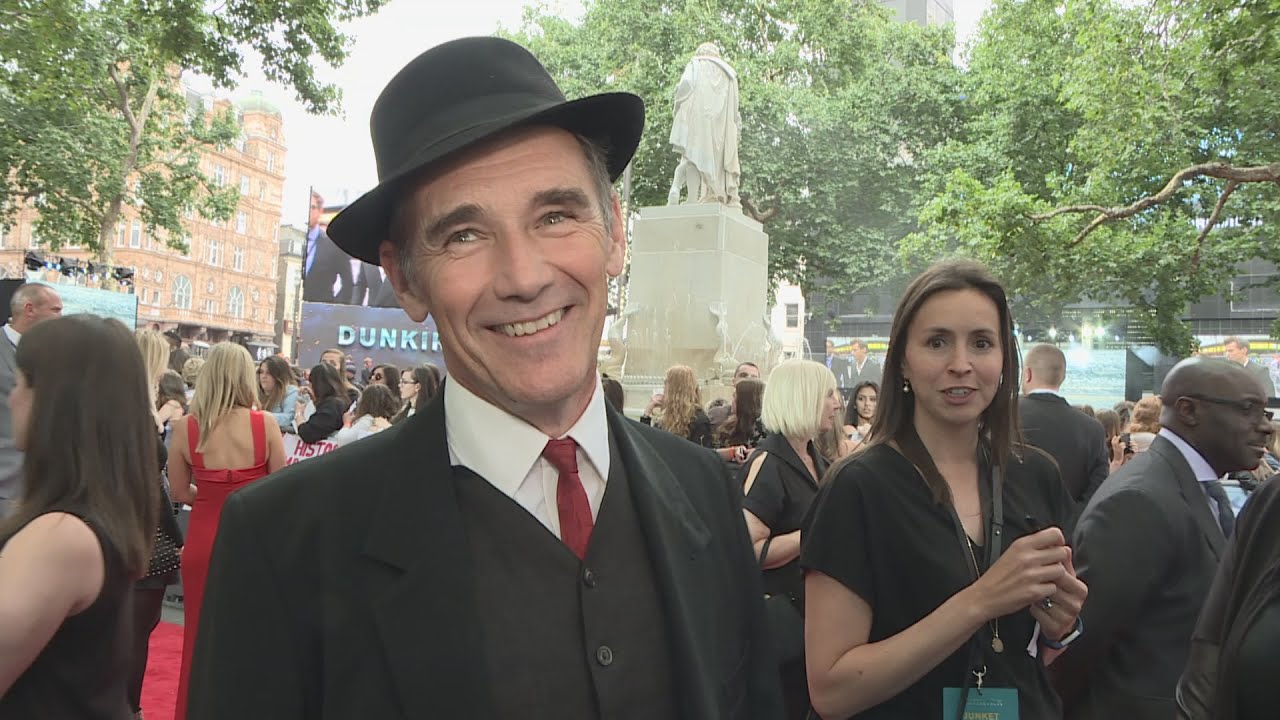 Dunkirk premiere: Mark Rylance has a Harry Styles blow up doll!