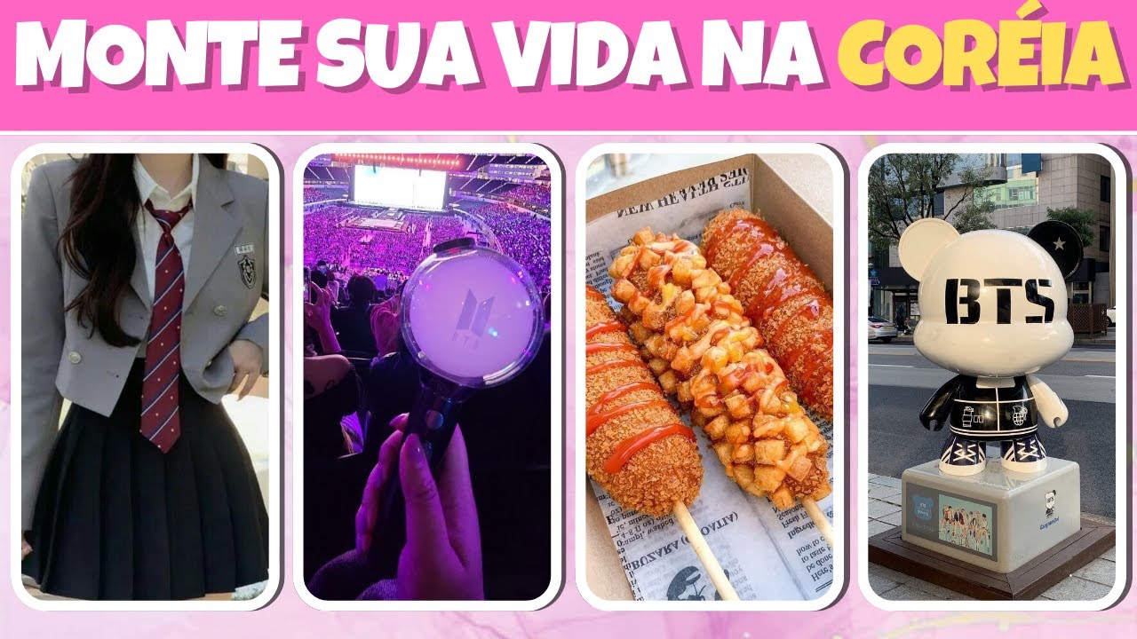 ✨ Monte Sua Vida dos Sonhos na Coreia do Sul! 🇰🇷💖 | Como Você Será? | Jogo das escolhas | Marte Quiz