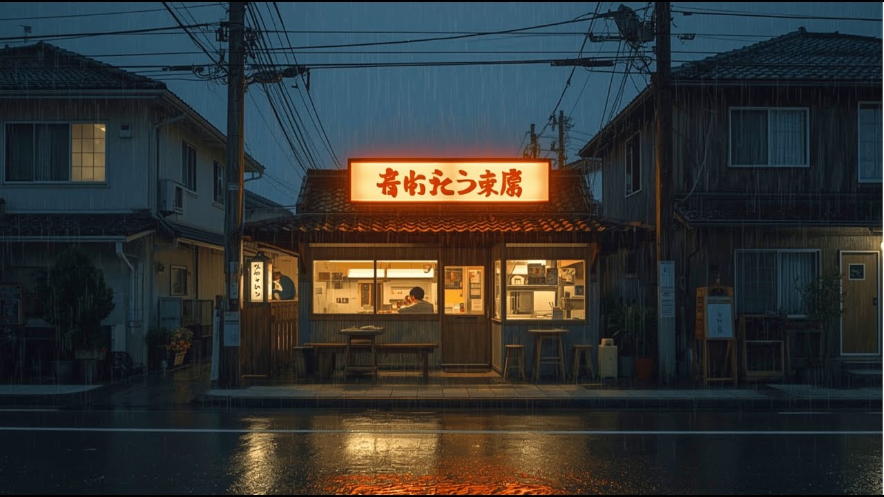 Tokyo Rain Cafe Lofi ☕ | Study & Chill Beats