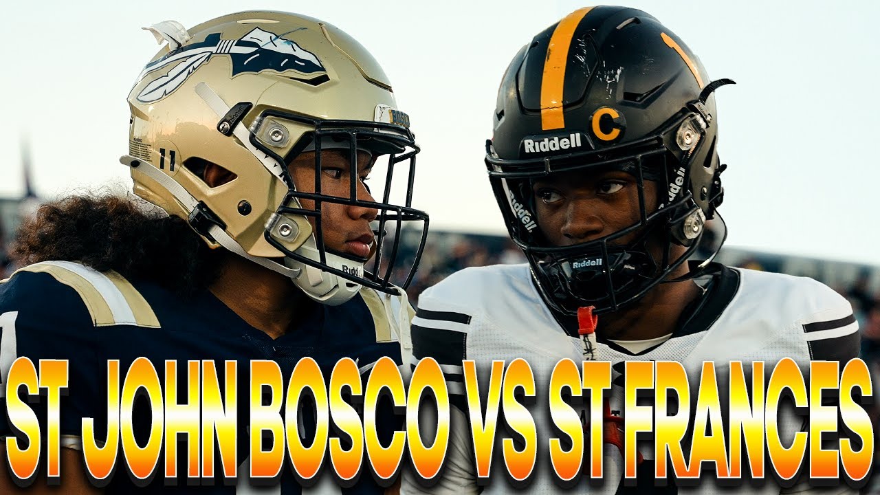 #2 St. John Bosco vs #4 St. Frances Academy🍿 Madden Williams Goes Nuclear🤯 Cali vs Maryland💥 Week 2