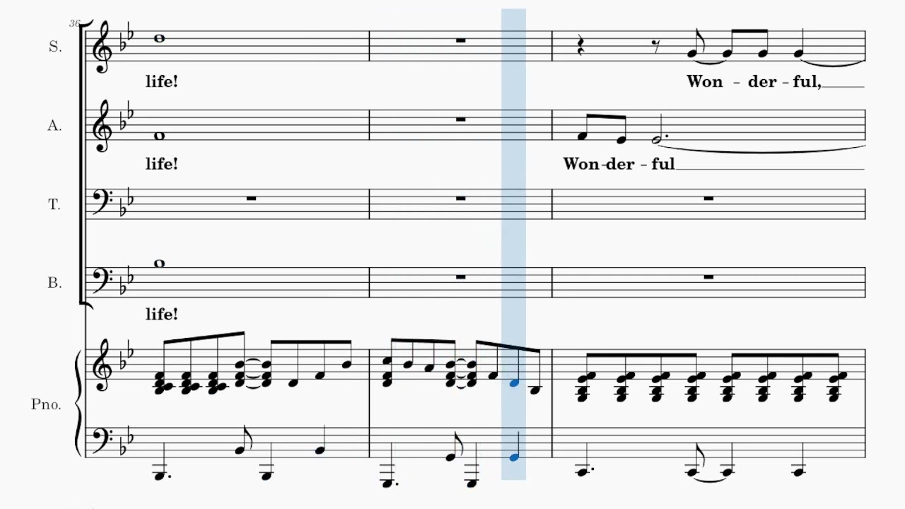 Wonderful Words of Life / SOPRANO / Choral Guide / Words by Philip P. Bliss; Music by Greg Gilpin