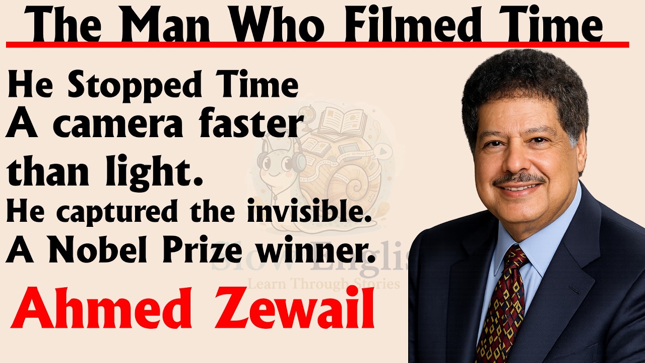 Ahmed Zewail: The Man Who Froze Time || Learn English Through Story Level 2 || Graded Reader