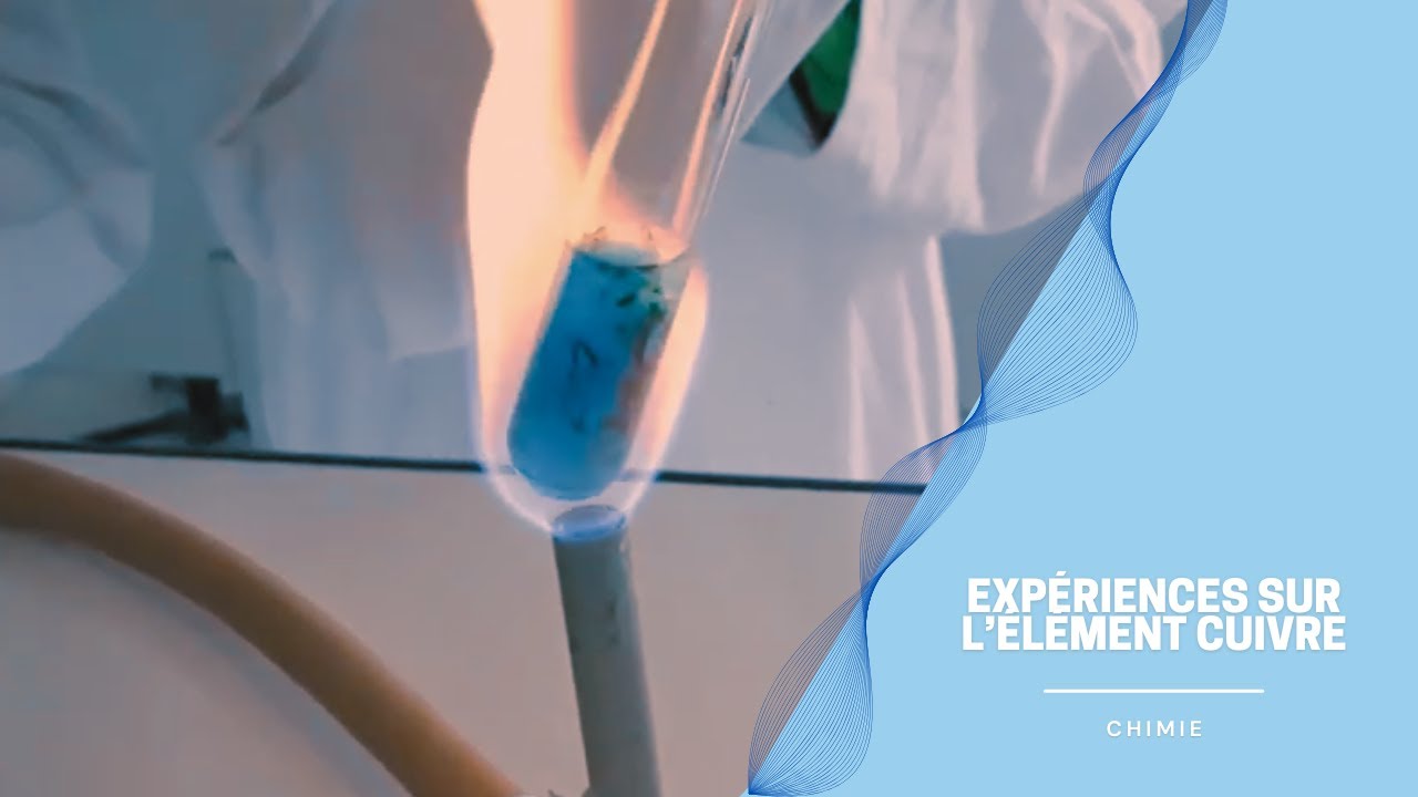 Expériences sur l'élement cuivre