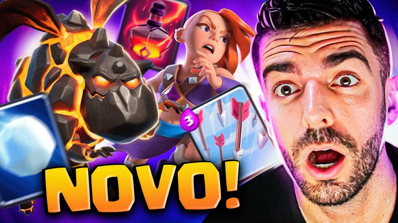 NOVO DECK DE LAVA HOUND COM TRES FEITICOS NO CLASH ROYALE!