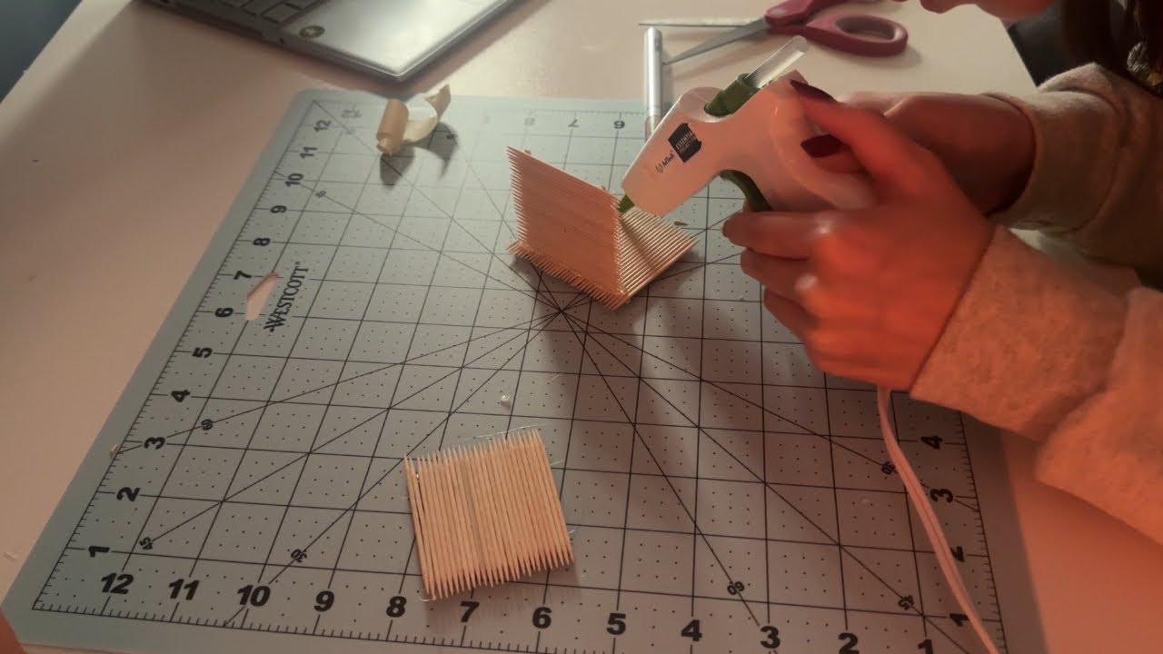 building a house out of toothpicks 
