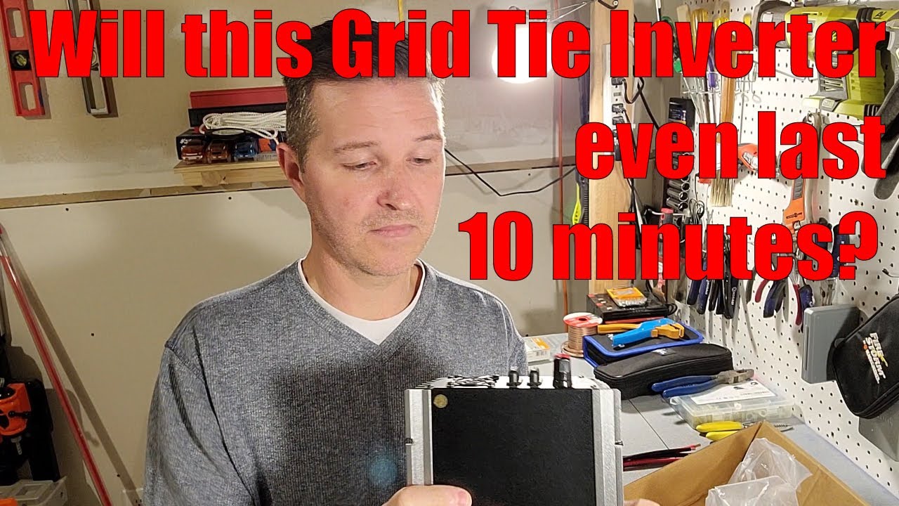 I connected a cheap Grid Tie Inverter directly to my 24v Off Grid System.  Will it last 10 minutes?