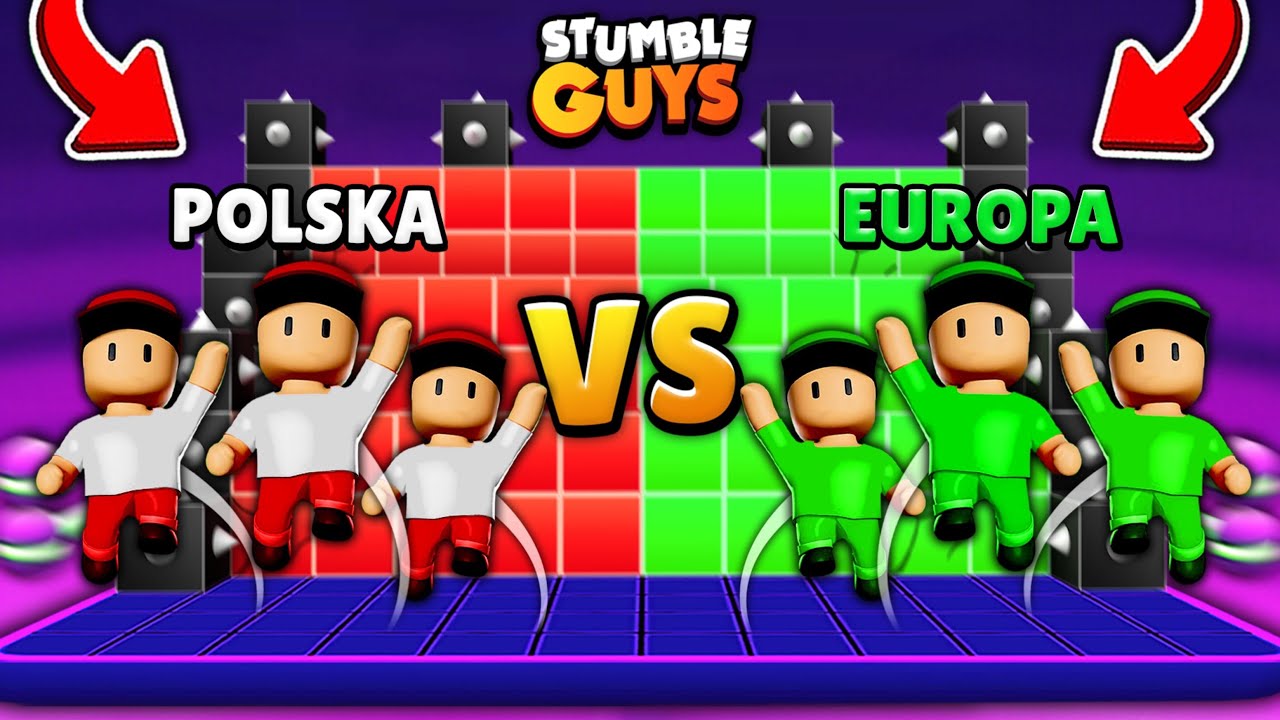 POLSKA vs EUROPA 🇵🇱🆚🌍 (WIELKI POJEDYNEK) w Stumble Guys! 😱