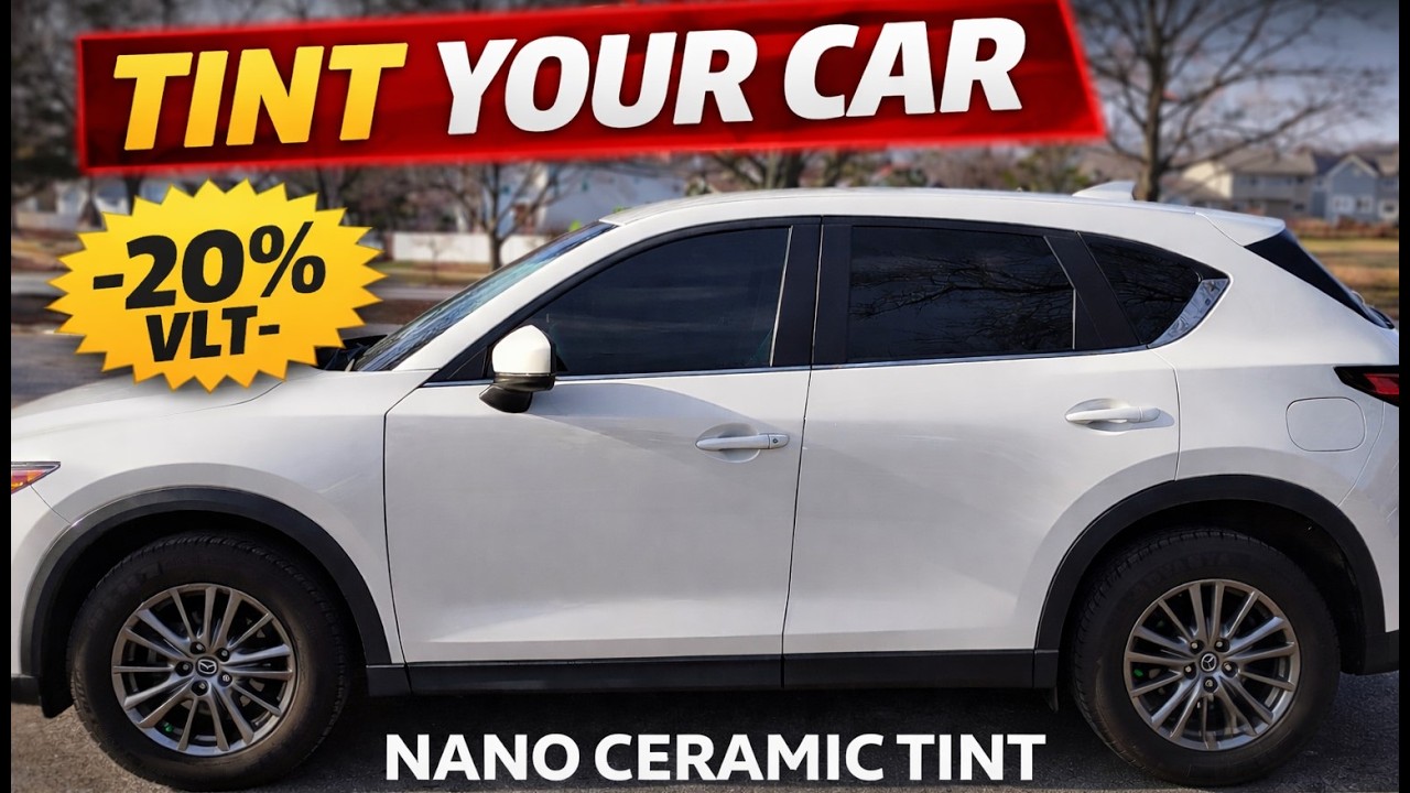 Преобразование тонировки стекол Mazda CX-5