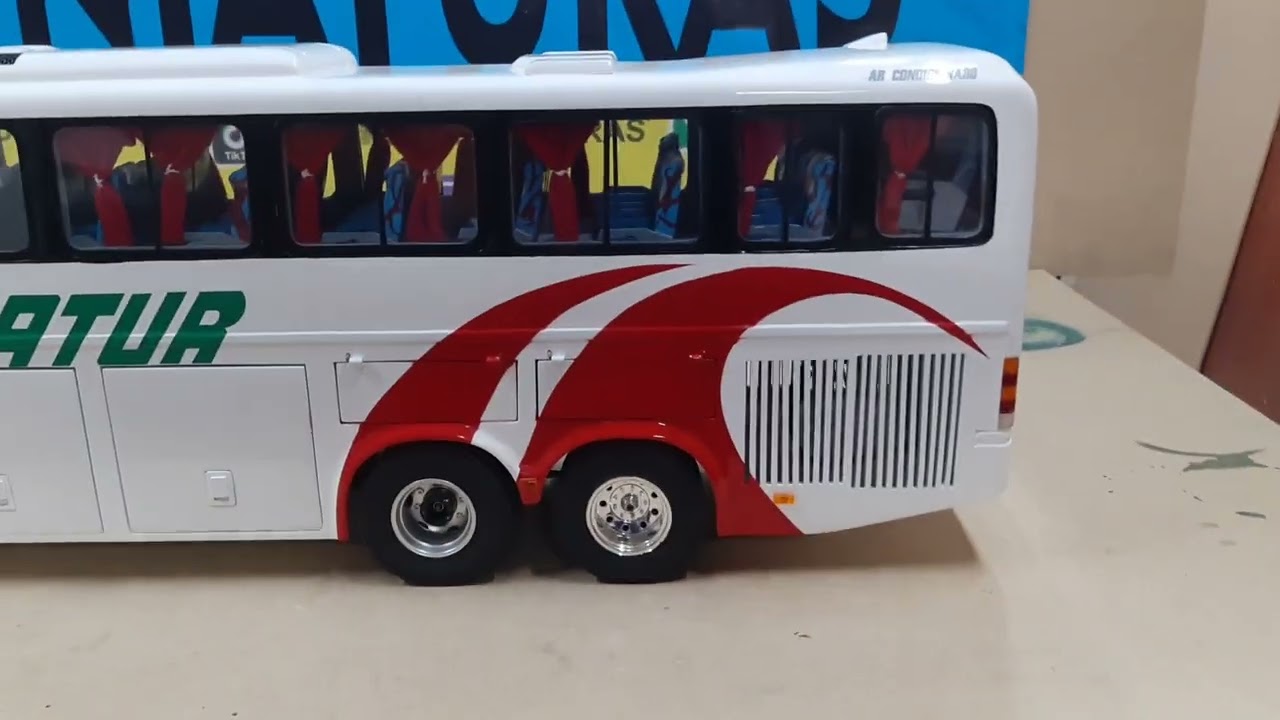 ônibus 1450 LD eucatur linha Cascavel escala 1/14