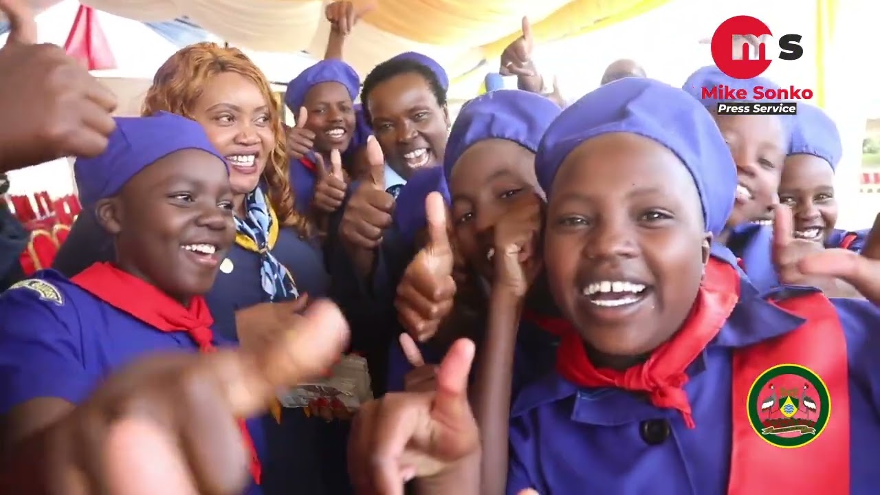 Mike Sonko's wife Primrose celebrated World Thinking Day with the Kenya Girl Guides Association.