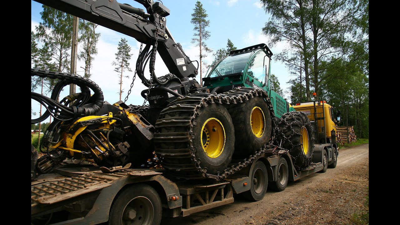 Scania R420 Dunder Construction And Timberjack 1470D