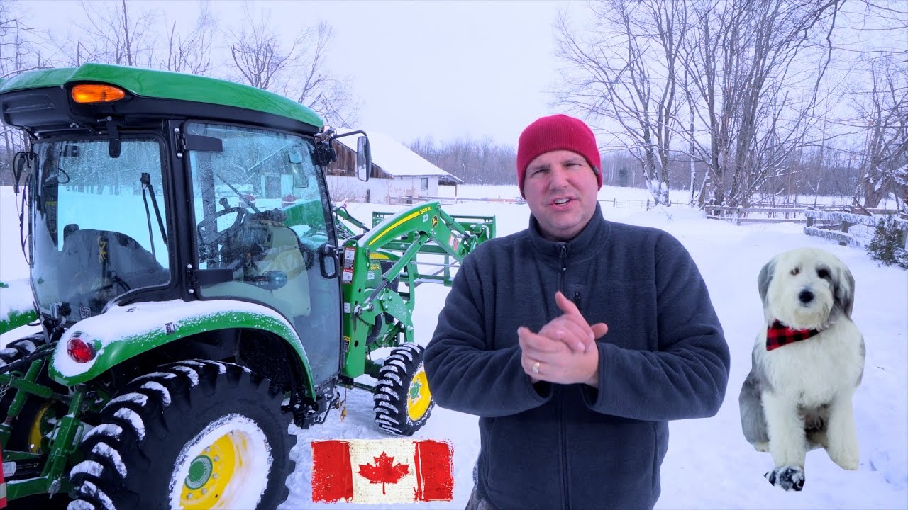 A Typical SNOW DAY on our FARMSTEAD in CANADA