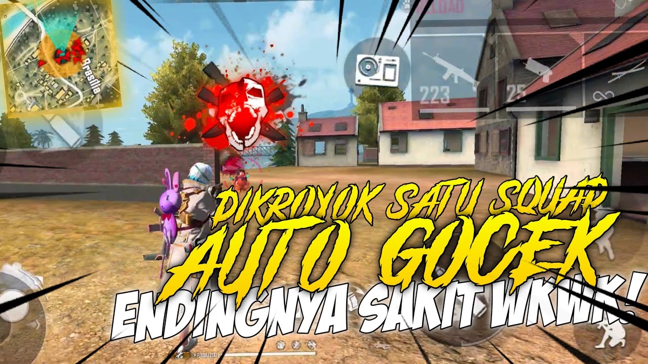TOP GLOBAL GOCEK? DITINGGAL SOLO VS SQUAD! AUTO GOCEK!!