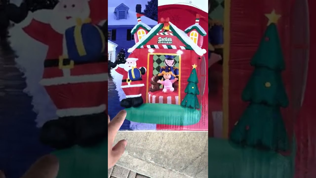 Gemmy 2007 8ft inflatable Santa’s workshop