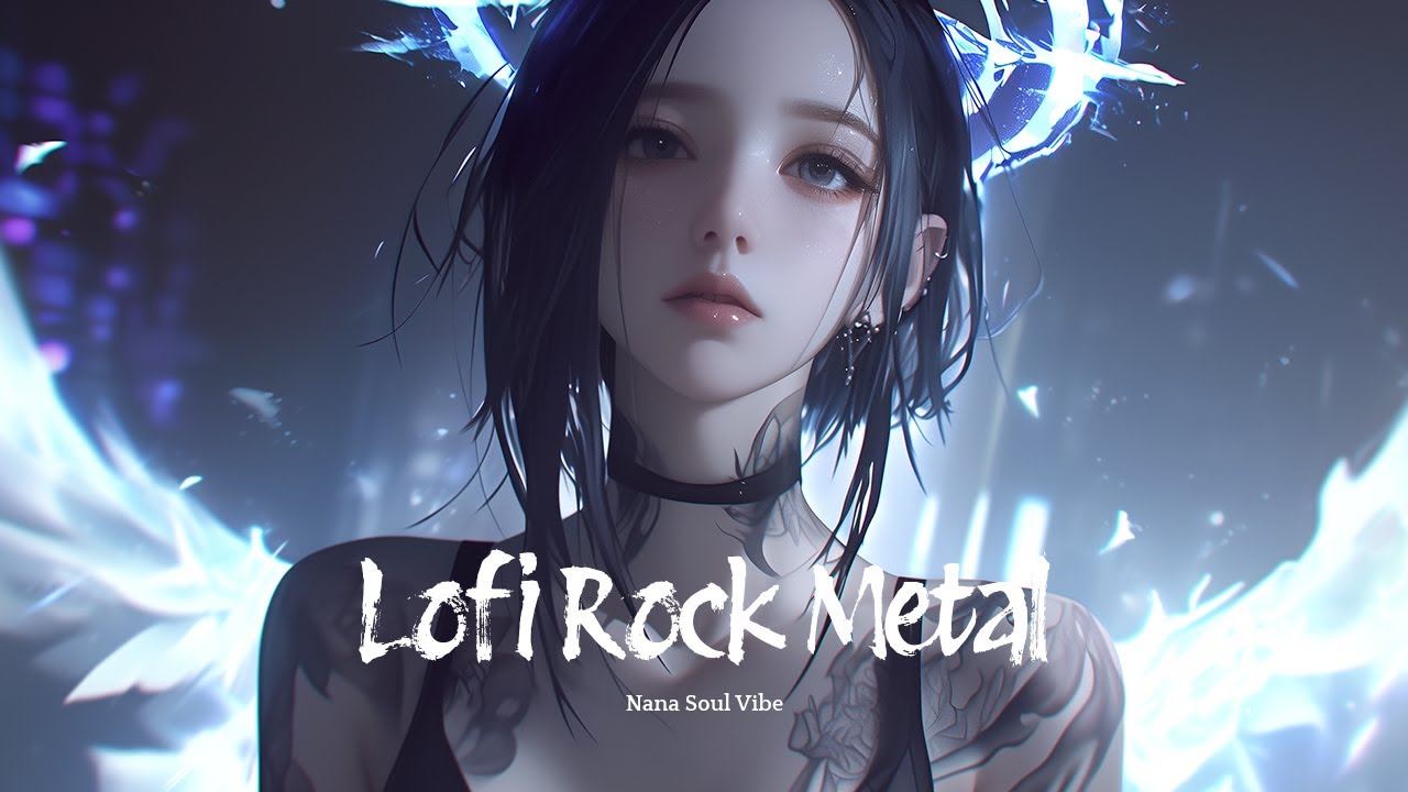 🔥 [1 Hour] Lofi Metal Instrumental Mix Playlist 🎸 | Study & Focus Music (No Vocals, 2025)
