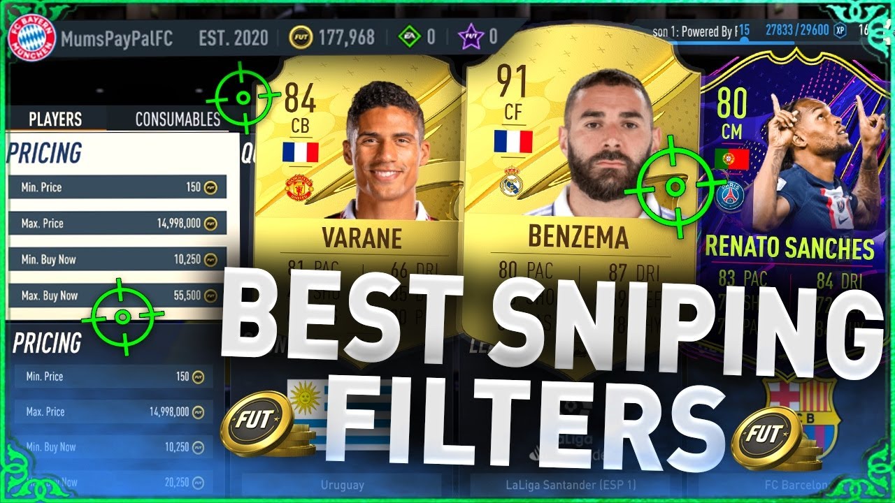 Best Sniping Filters #10 🤑 *MAKE 75K FAST* (FIFA 23 BEST SNIPING FILTERS TO MAKE COINS) #FIFA23