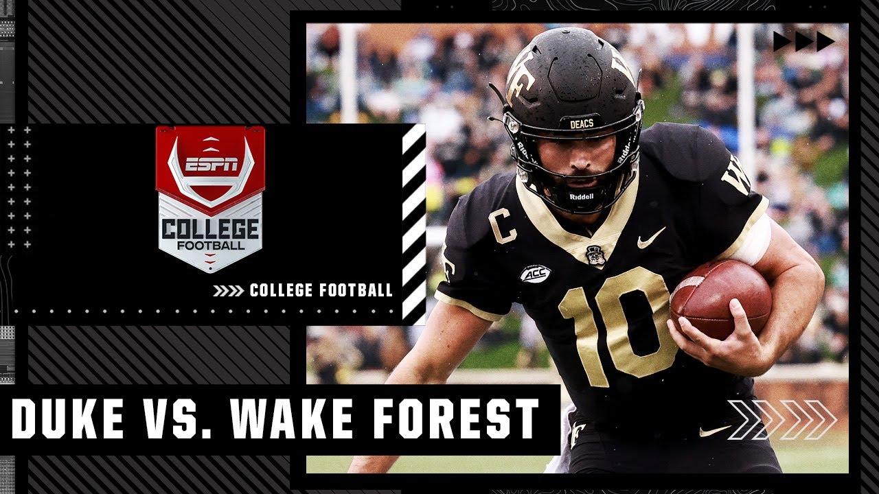 Duke Blue Devils at Wake Forest Demon Deacons | Full Game Highlights