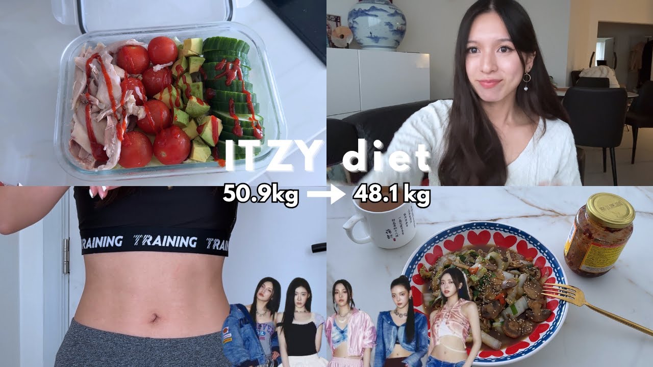 I Tried the ITZY diet for 5 Days | - ~2kg | My Experience + Results | Kpop Diet Challenge