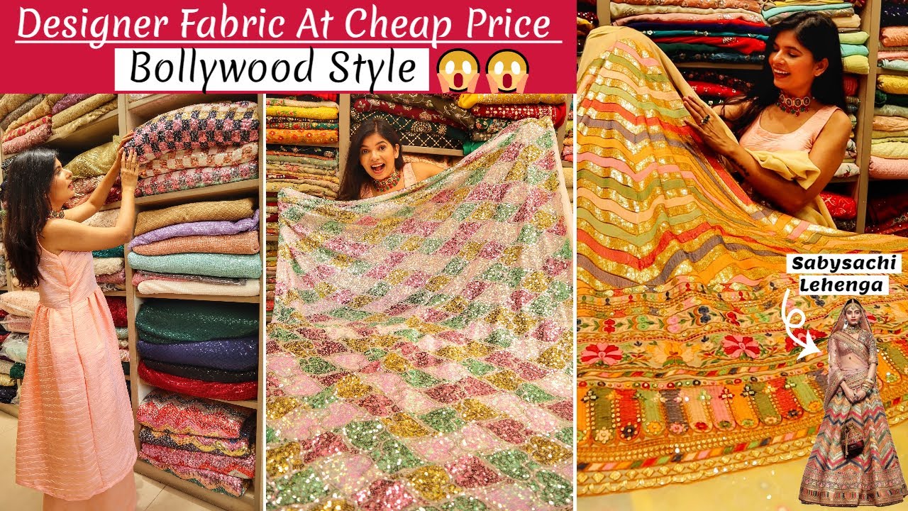 Designer Fabrics Shop In Lajpat Nagar Market Delhi | Bollywood Style Fancy Clothes At Cheap Price