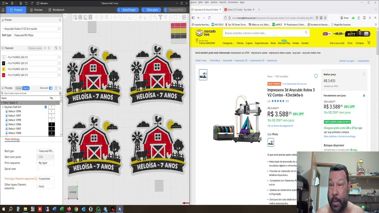 Impressora 3D Anycubic Kobra 3 V2 Combo - Vale a pena em Janeiro de 2026?
