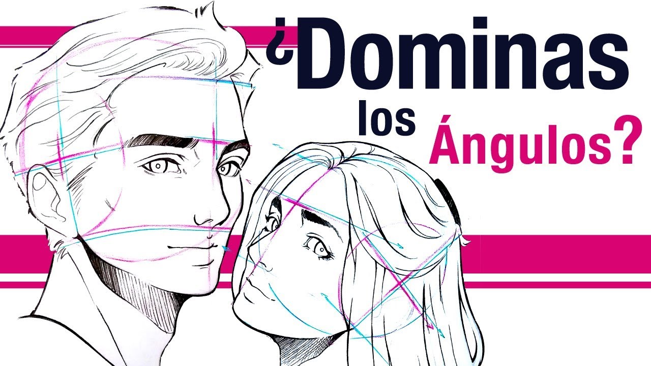 COMO DIBUJAR EL ROSTRO EN DISTINTAS POSES | Ángulos del Rostro ✓