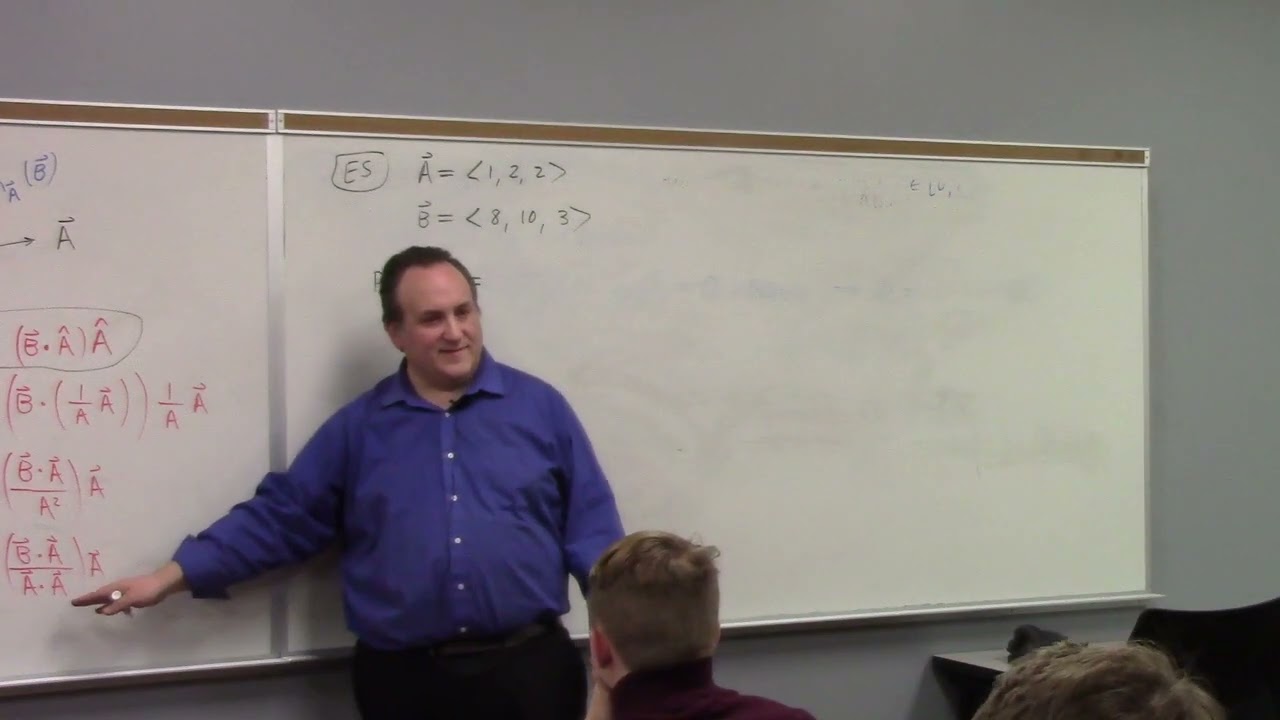 Multivariate Calculus: dot-products and geometry of vectors, 1-20-26 part 2