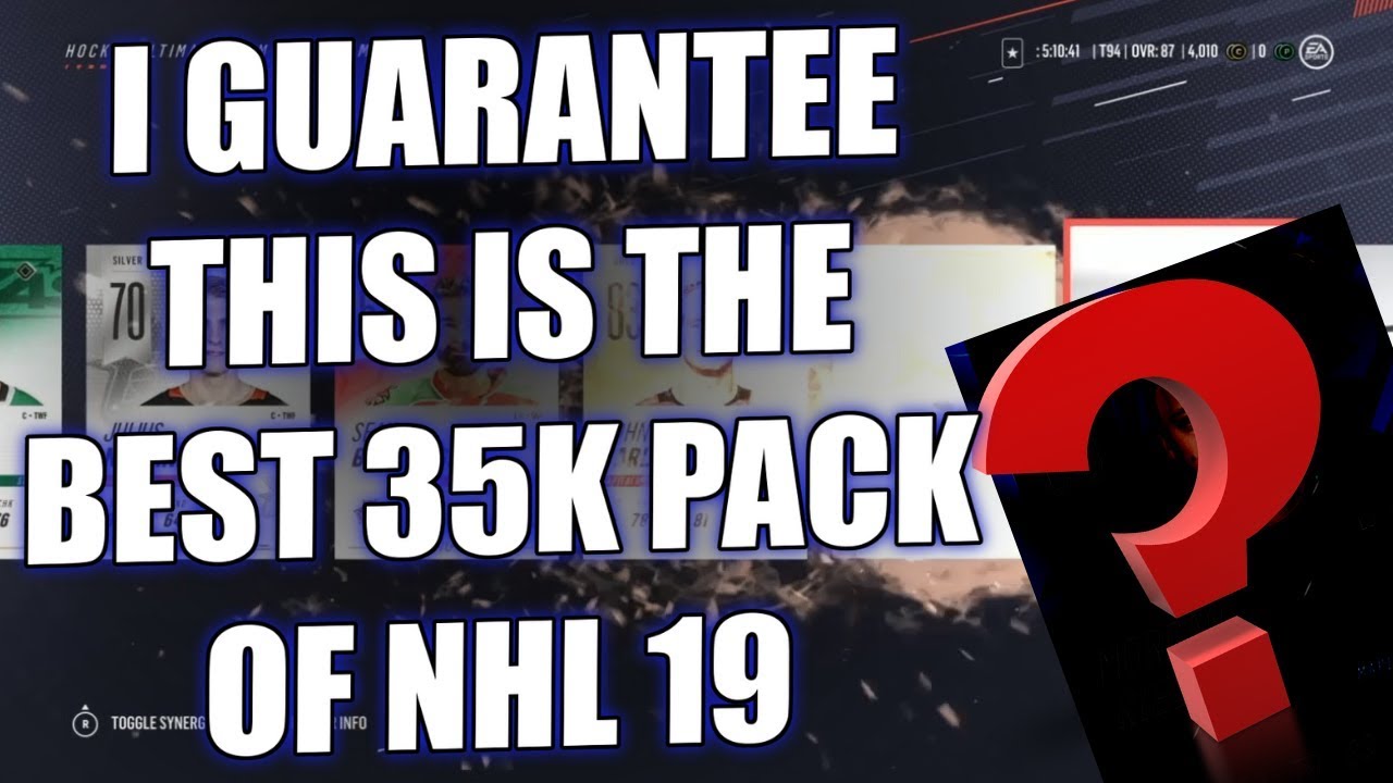 THE BEST NHL 19 PACK EVER?!