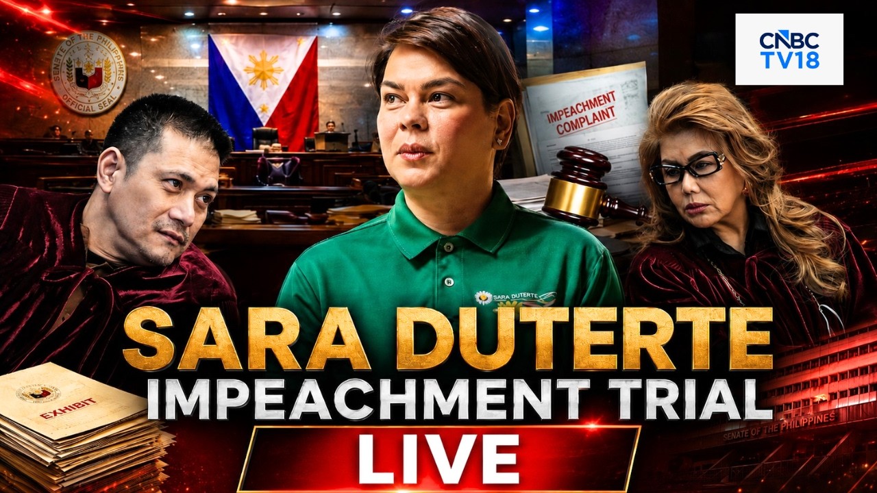 Philippine Senate LIVE: Impeachment Court Subpoenas Zuleika Lopez for Sara Duterte Impeachment |N18G