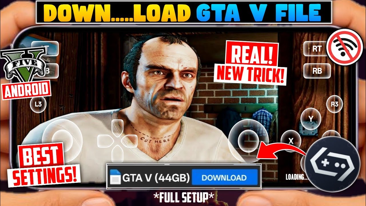 GTA V GAMEHUB SETUP | BEST SETTING GTA V GAMEHUB | GTA V GAMEHUB EMULATOR FILE 
