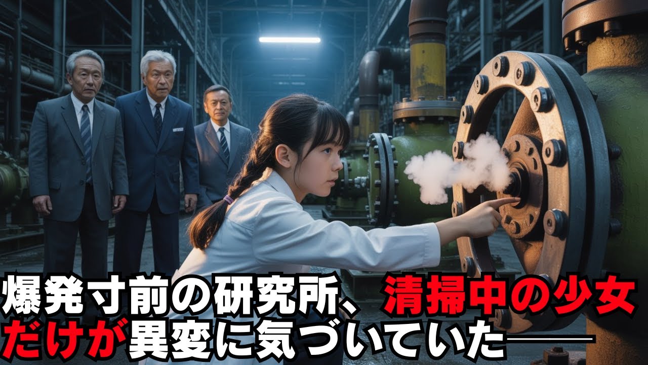 爆発事故寸前の研究所、ただの清掃員だった少女の“直感”が全てを止めた瞬間とは？