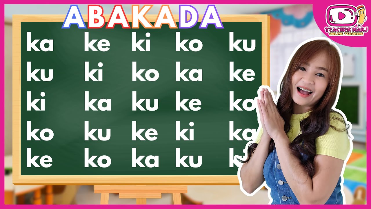 MATUTONG BUMASA NG ABAKADA PART2 | KA KE KI KO KU | TEACHER MARJ ONLINE TEACHING