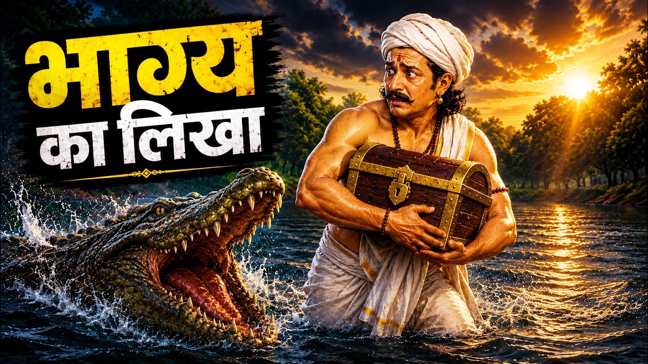भाग्य का लिखा कभी नहीं मिटता | Bhagya Ka Likha | Hindi kahaniya | Moral stories | Cartoon story