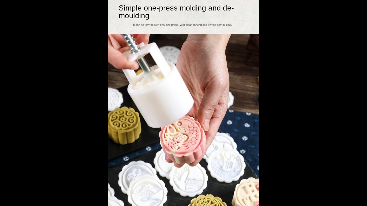 Moon Cake Mold 4 stamps Stamps 2022 new