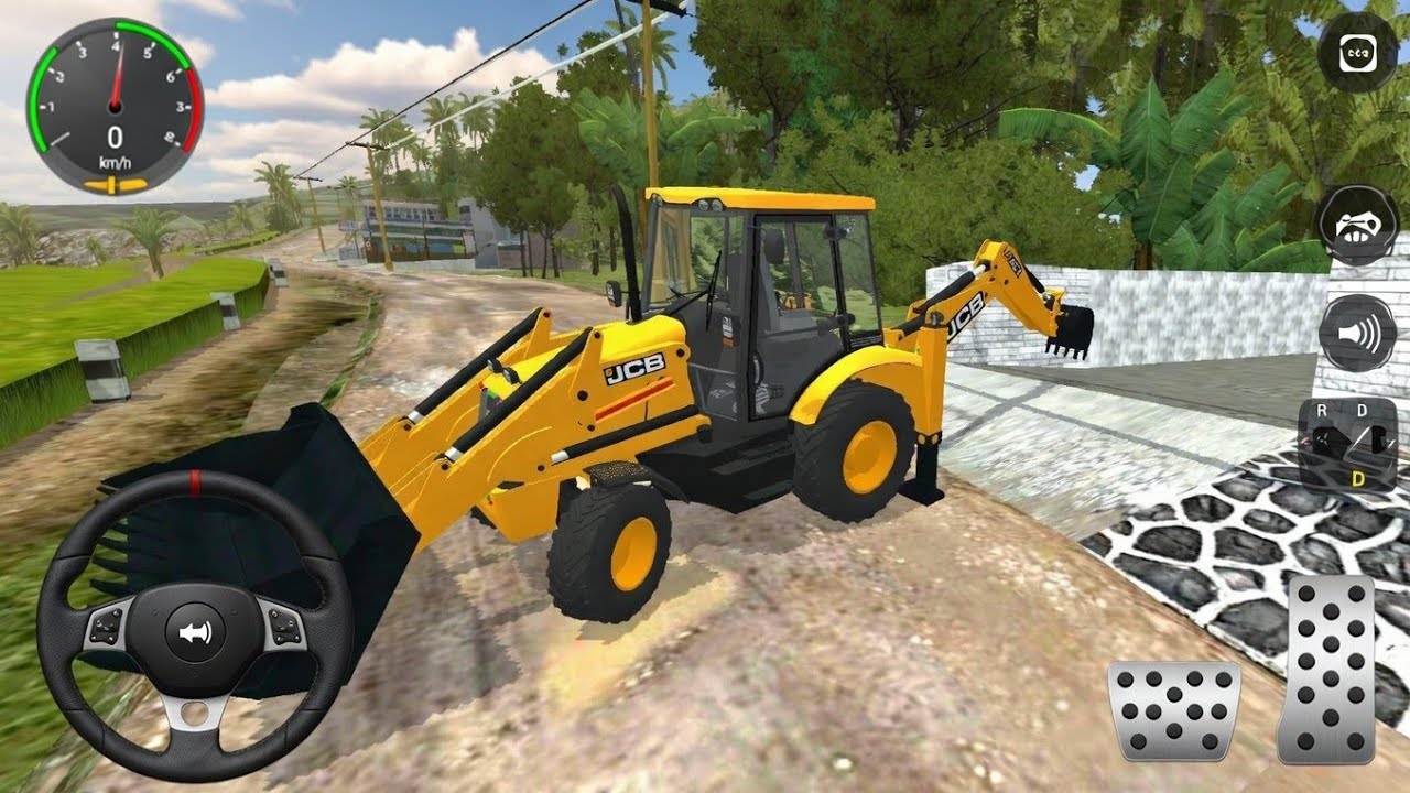 BUSSID JCB Excavator Offroad Driving 🚜 | Heavy Construction Gameplay | Bus Simulator Indonesia 