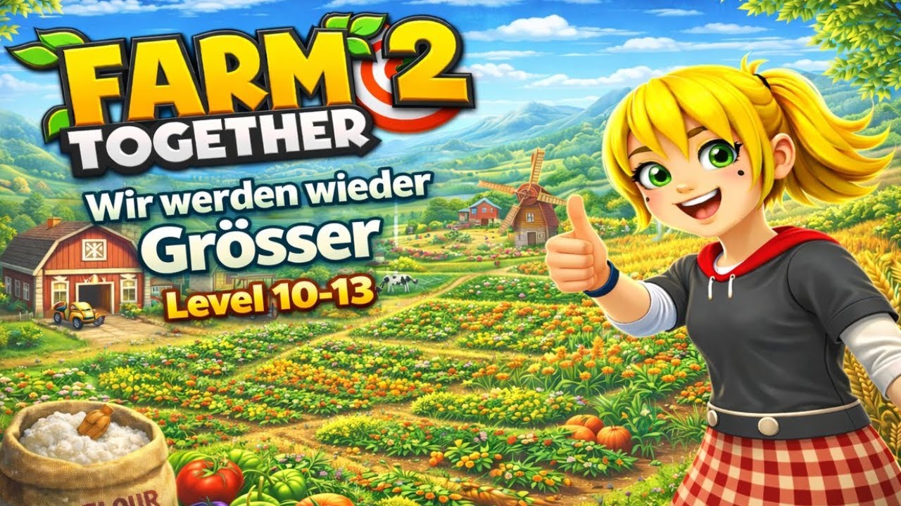 Farm Together 2 - Die Map weiter vergrössern Level 10-13 Anfänger Tipps & Tricks