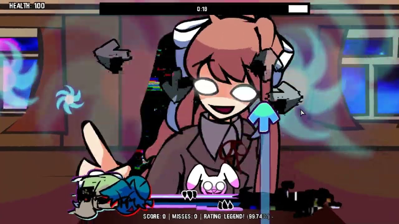 FNF: против Пибби Моники / Пибби DDLC / Vs glitched legends 2.0 [БОТПЛЕЙ] █ Friday Night Funkin' █