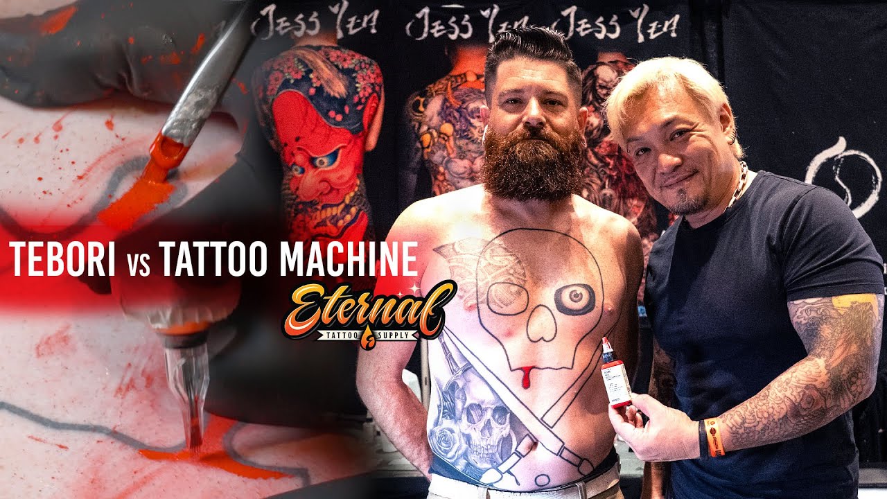 Tebori Vs Tattoo Machine with Eternal Pro Jess Yen