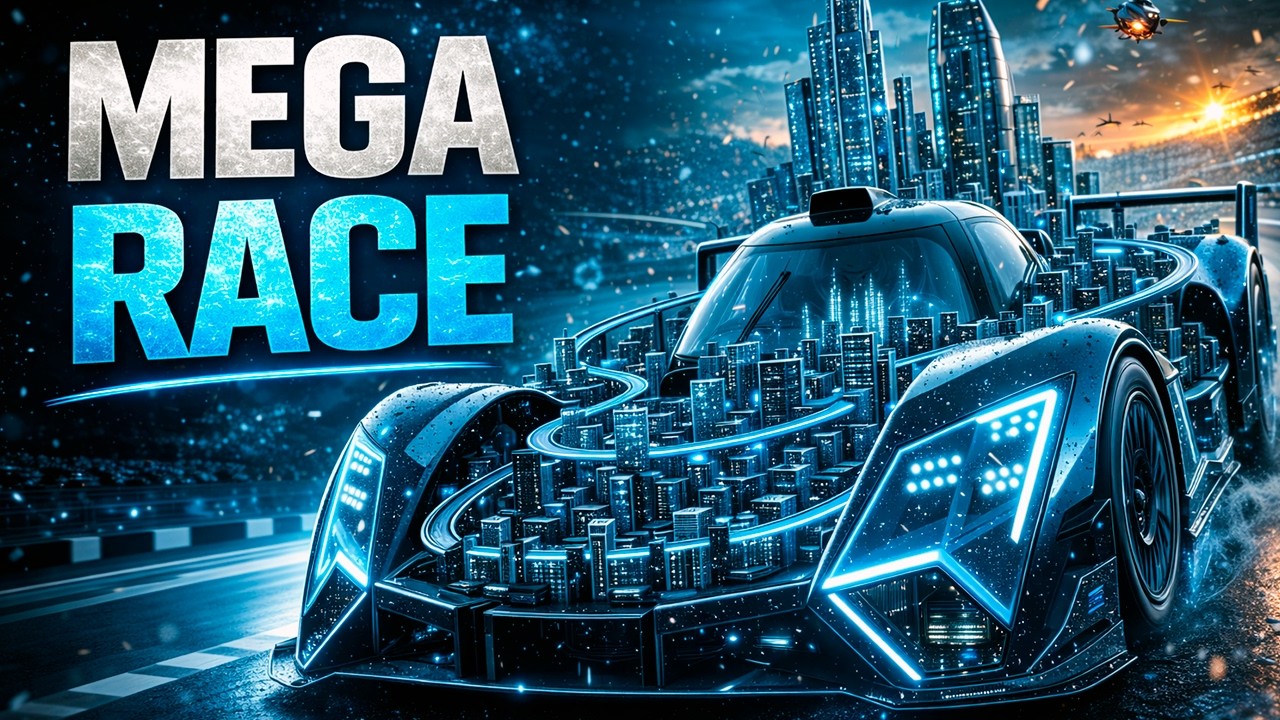 THESE RACE CARS HAVE ENTIRE CITIES ON THEM
