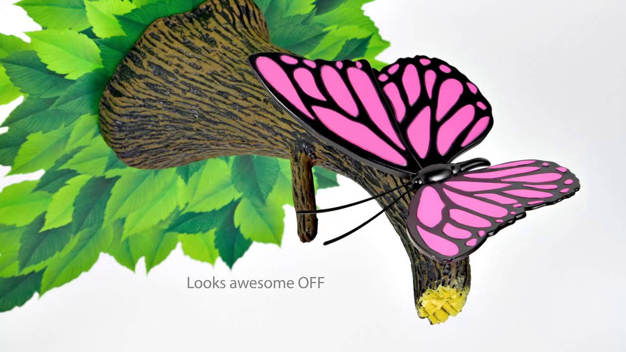 3D LIGHT FX DECO LIGHTS - PINK BUTTERFLY LED LIGHTS