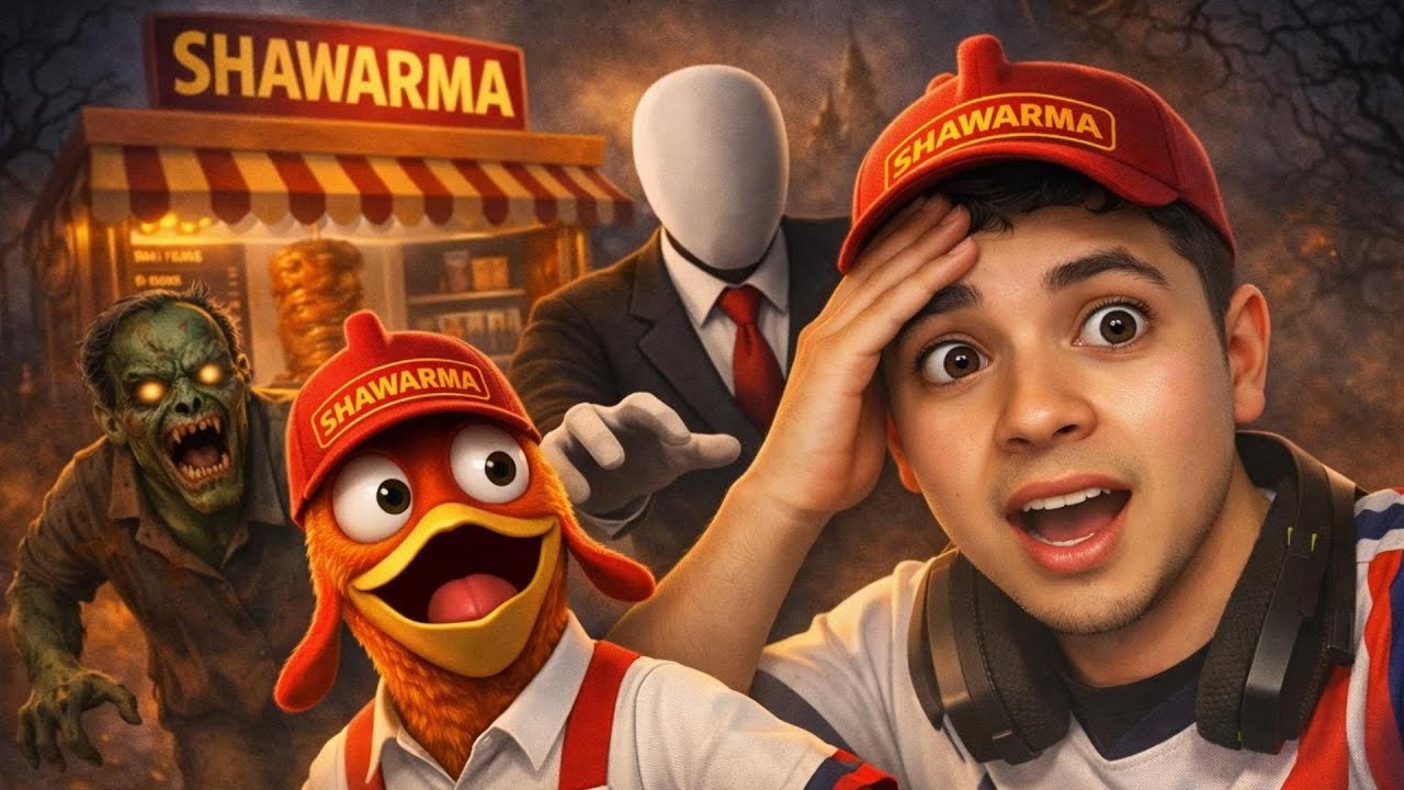 Nunca había jugado SHAWARMA en Roblox y pasó esto...💀☠️
