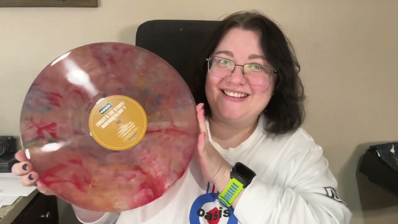 oasis - WTSMG? 30TH ANNIVERSARY (AMAZON exclusive) color LP - almost silent unboxing