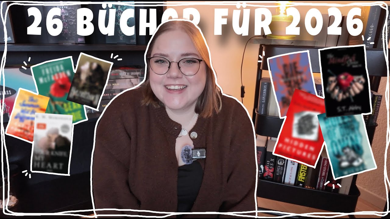 Ich zeige euch die 26 Bücher die ich 2026 lesen möchte 📚🤓| _allesalina_