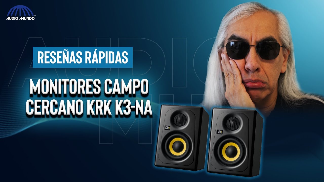 KRK K3-NA | MONITORES de CAMPO CERCANO para HOME STUDIO COMPACTO 🎧