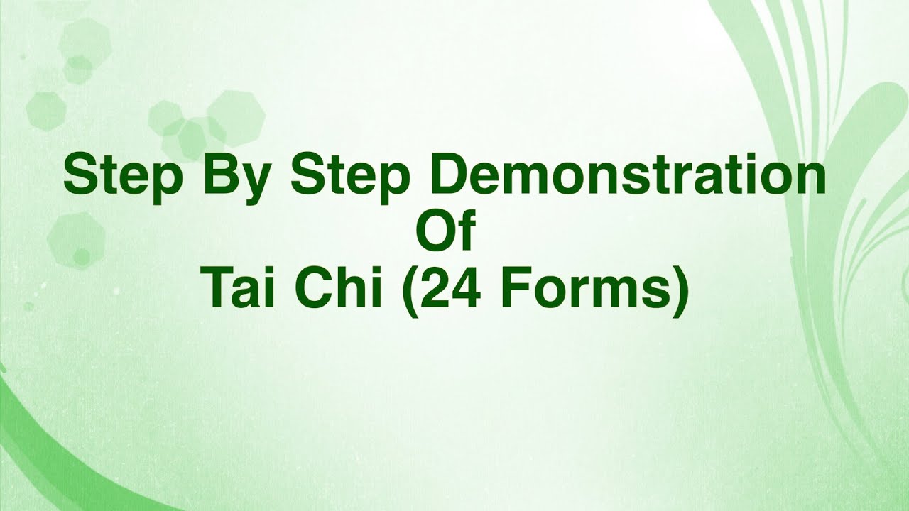 Step by Step 3D Demonstration of Yang Style Tai Chi (24 Forms)