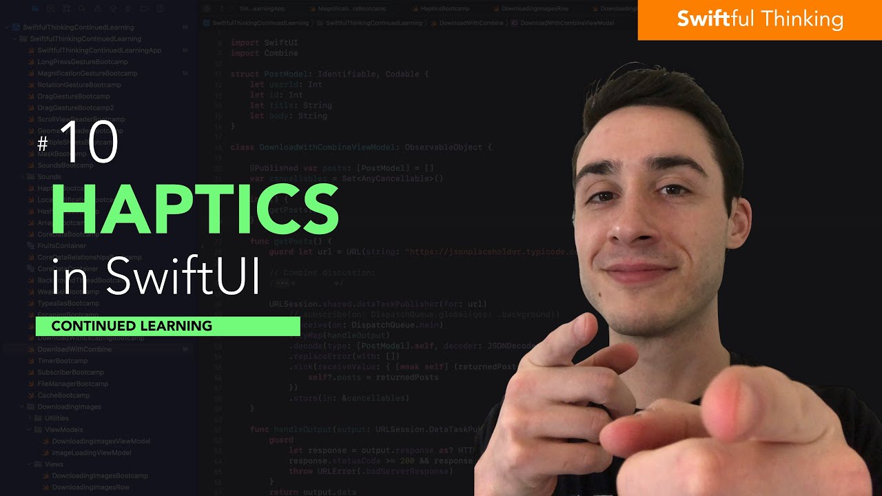 How to add haptics and vibrations to Xcode project | Continued Learning #10