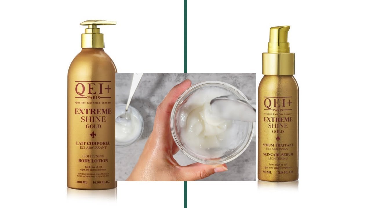 HOW I MIX QEI+ EXTREME SHINE LOTION AND SERUM AND MY HONEST REVIEW ABOUT IT