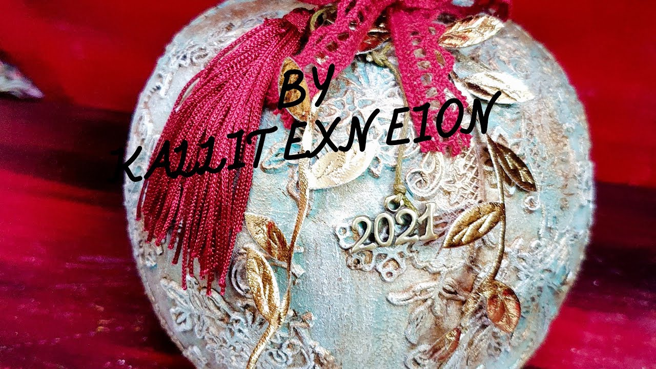 tutorial festive pomegranate  by Kallitexneion